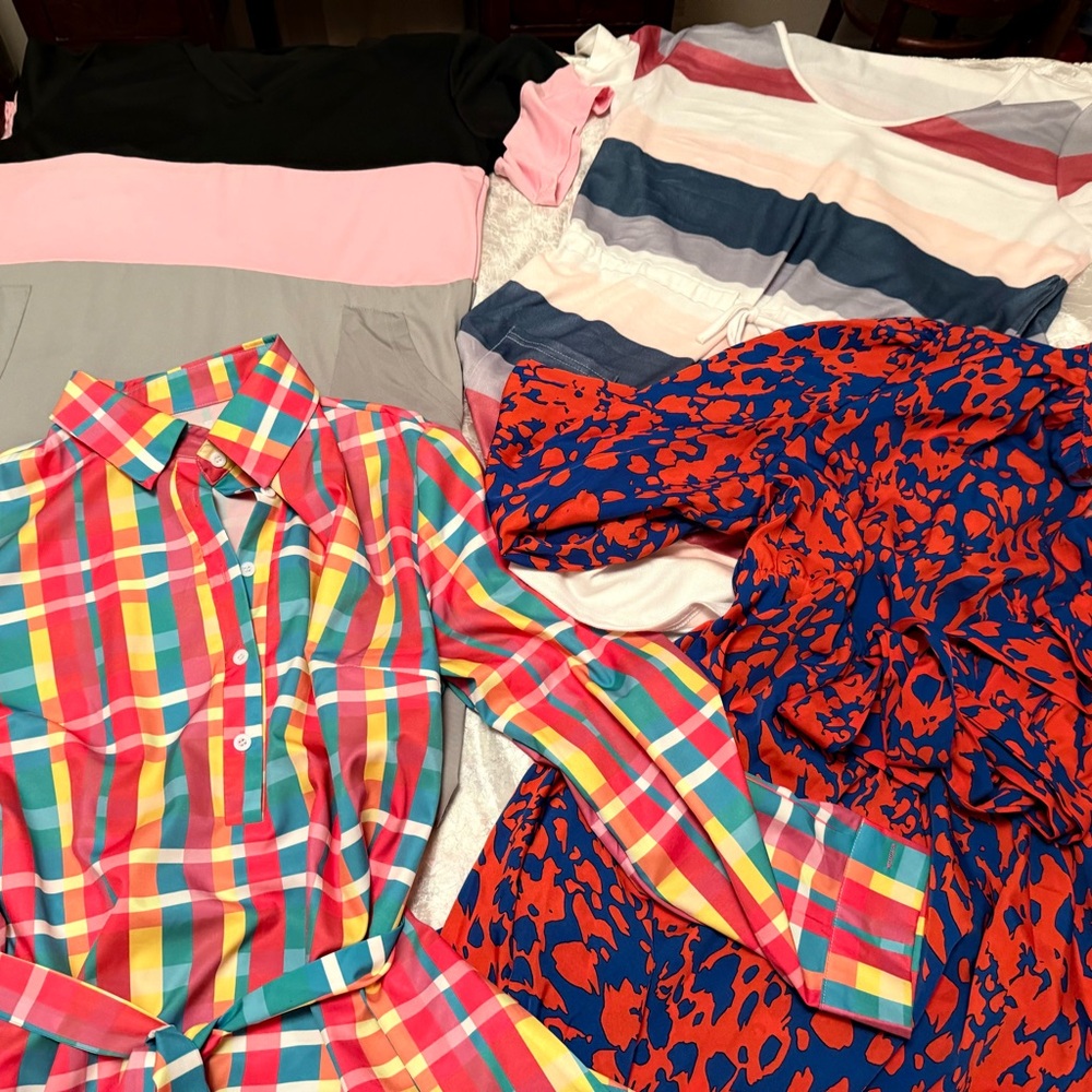 Lot of 4 XL casual dresses